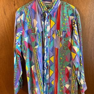 Vintage cowboys only western shirt